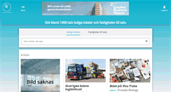 Desktop Screenshot of ledigalokaler.se