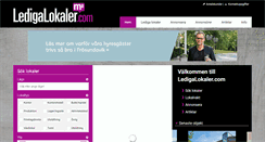 Desktop Screenshot of ledigalokaler.com